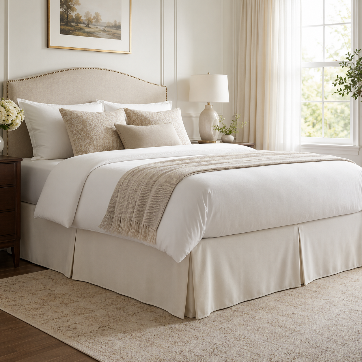 Sereniskinlift® GentleWrap Fabric Bed Skirt