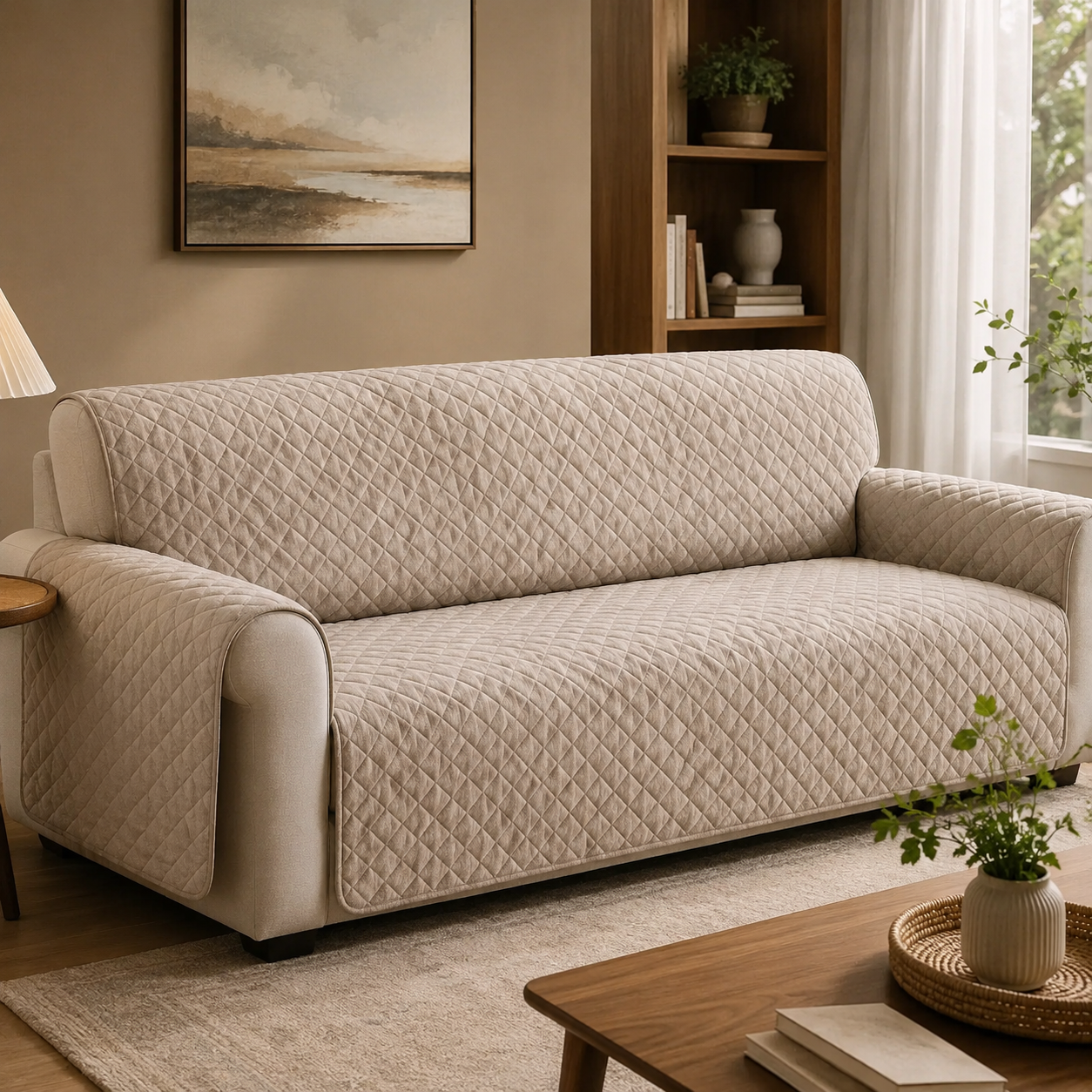 Sereniskinlift® PureRest Quilted Sofa Cover