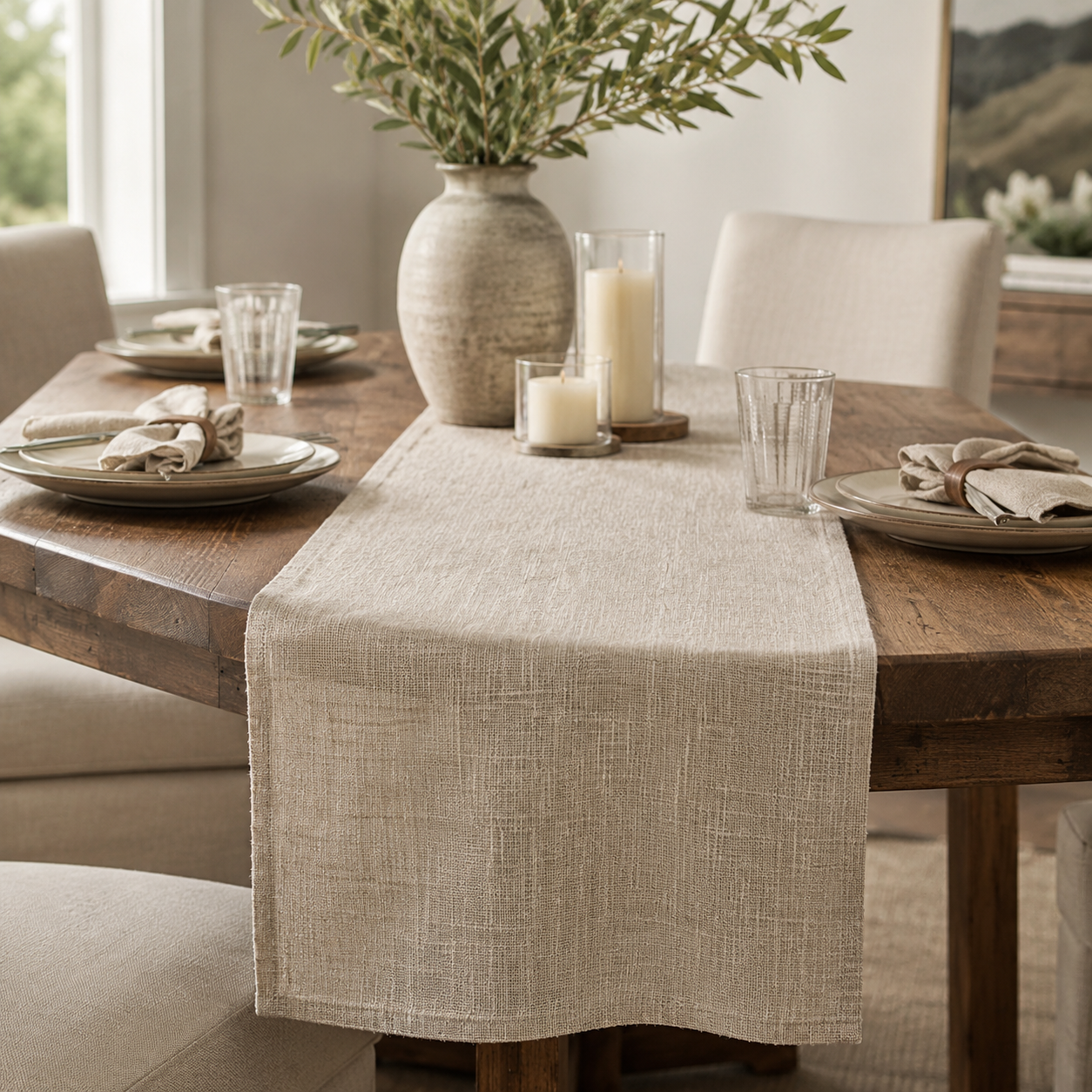 Sereniskinlift® LinenEase Table Runner